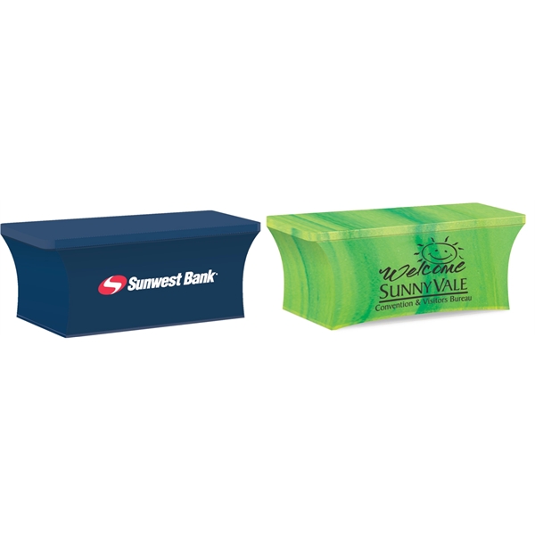 6' Stretch Table Cover Stock Color - Full Bleed Print