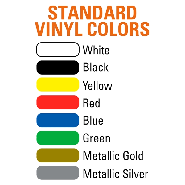 Custom Premasked Die Cut Vinyl Car-Cals Letter Decal (Up to 17 Sq.