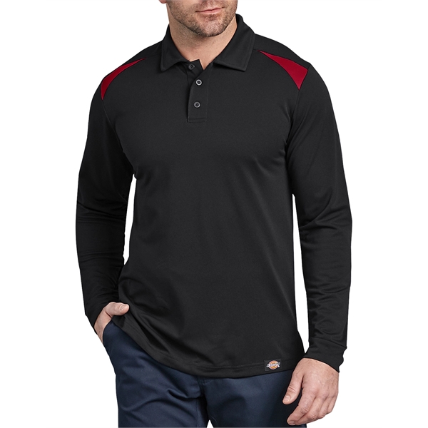 Dickies Men's Team Performance Long Sleeve Polo - Dickies Men's Team Performance Long Sleeve Polo - Image 0 of 5