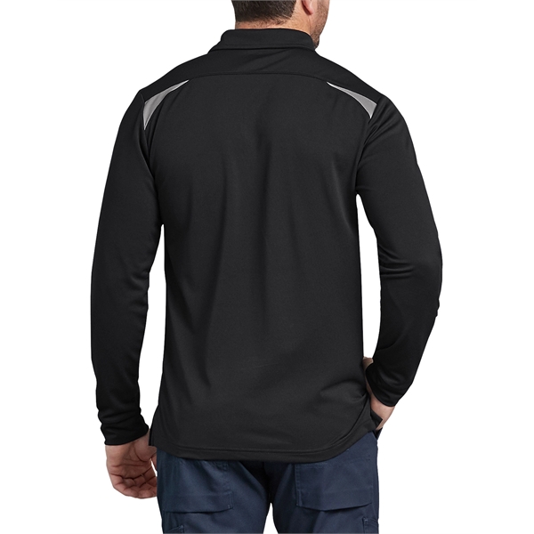 Dickies Men's Team Performance Long Sleeve Polo - Dickies Men's Team Performance Long Sleeve Polo - Image 3 of 5