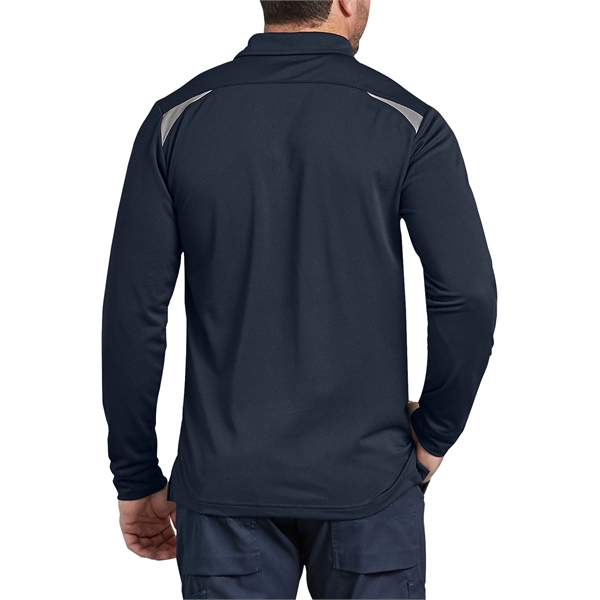 Dickies Men's Team Performance Long Sleeve Polo - Dickies Men's Team Performance Long Sleeve Polo - Image 5 of 5