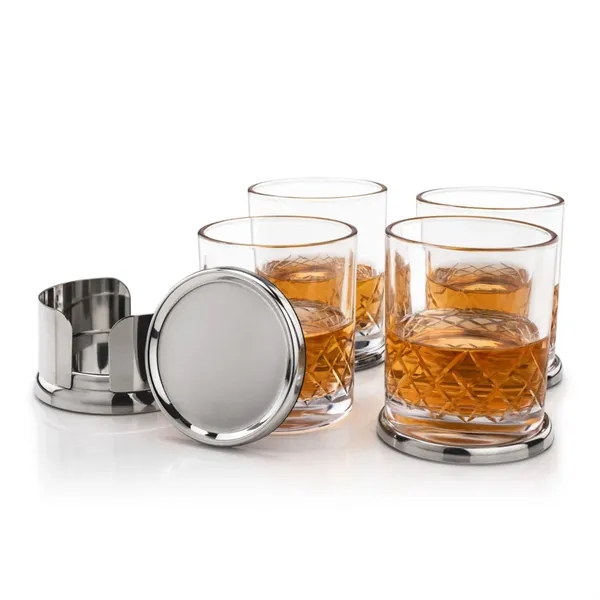 Baldoni Coasters & Heceta On-the-Rocks Set