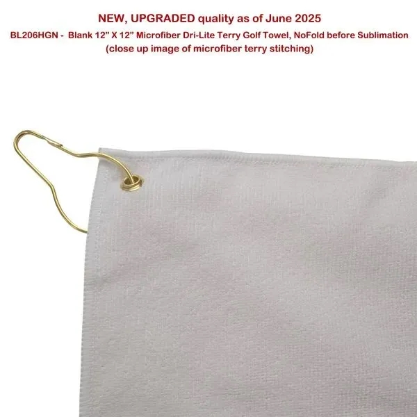 Custom Colored Microfiber Dri-Lite Terry Fishing Towel, Size 10X10
