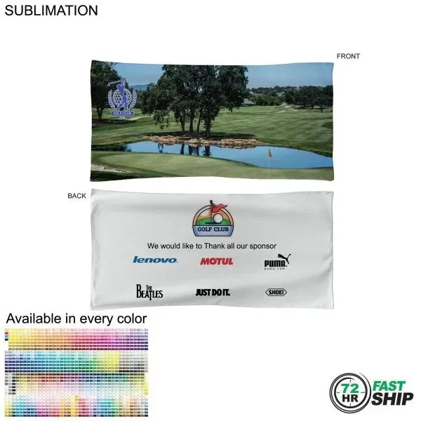 72 Hr Fast Ship - Golf Caddie Tournament Towel Terry