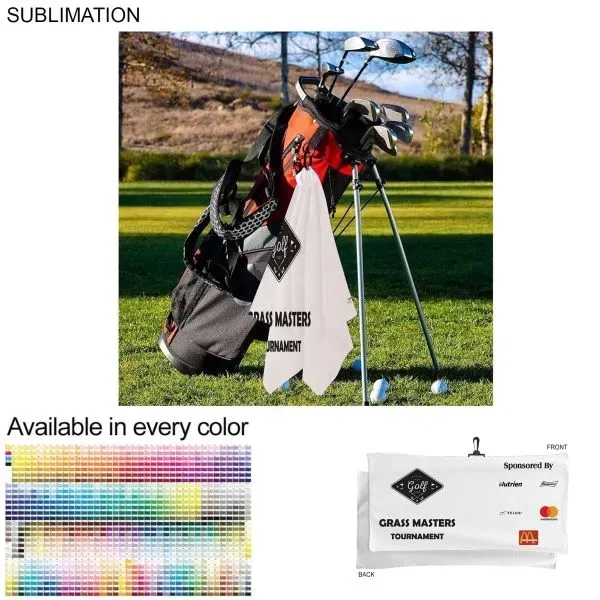 Custom 48 Hr Quick Ship - Oversized Golf Towel Terry, 22X44
