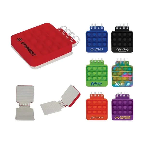Dimple Silicone Push Pop Notebook