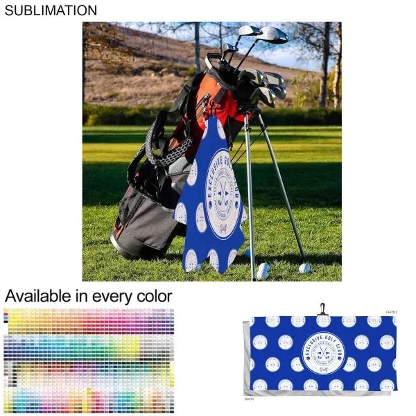 Custom 24 Hr Express Ship - Oversized Golf Towel Soft Velour Terry