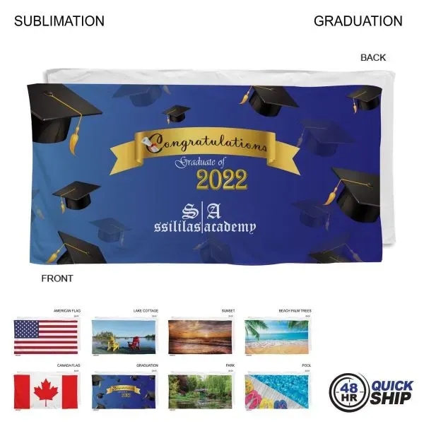 48 Hr Quick Ship - Stock Design Dri-Lite Terry Towel