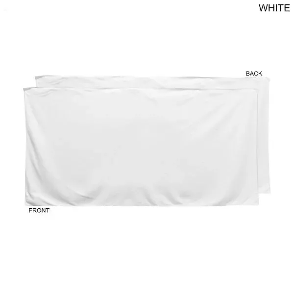 Custom 48 Hr Quick Ship - Oversized Golf Towel In Soft Velour Terry