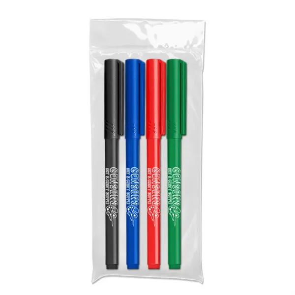 Note Writer Felt Tip Pen - USA Made - 4 Pack