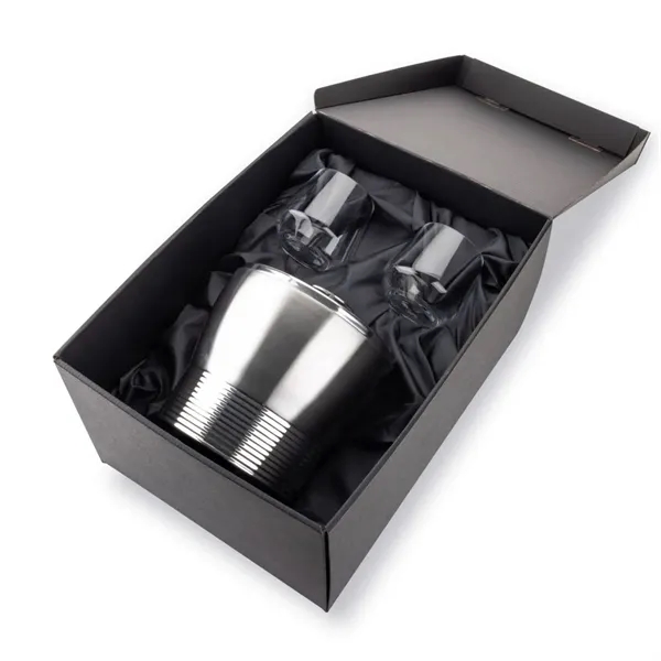 Genoa Ice Bucket & Oasis On-the-Rocks Set