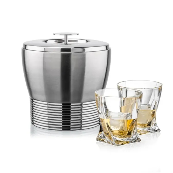 Genoa Ice Bucket & Oasis On-the-Rocks Set