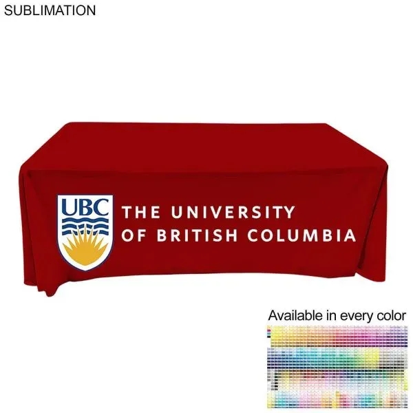Custom Event Package, 4'W Fabric Banner Steel Base & 8' Tablecloth