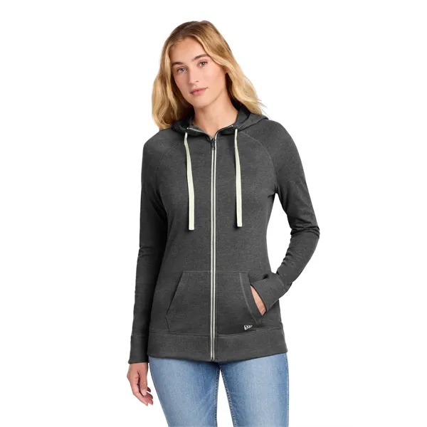 New Era Women's Sueded Cotton Blend Full-Zip Hoodie.