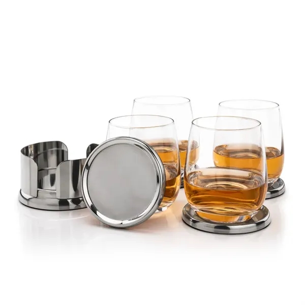 Baldoni Coasters & Salem On-the-Rocks Set