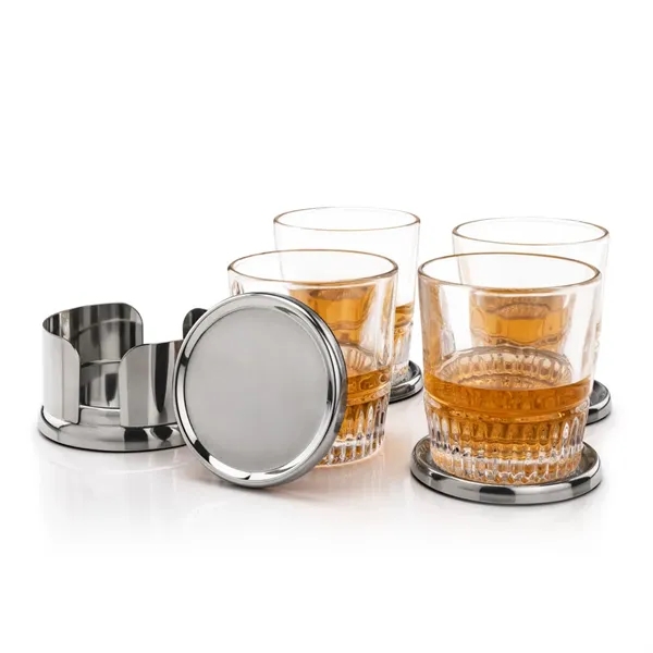 Baldoni Coasters & Newkirk On-the-Rocks Set