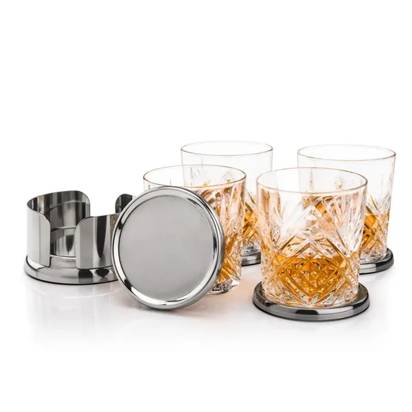 Baldoni Coasters & Milford On-the-Rocks Set