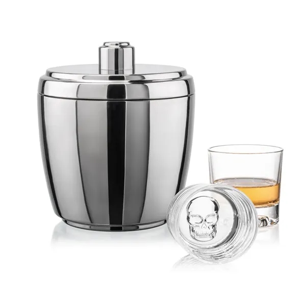 Pescara Ice Bucket & Delrina Skull On-the-Rocks Set