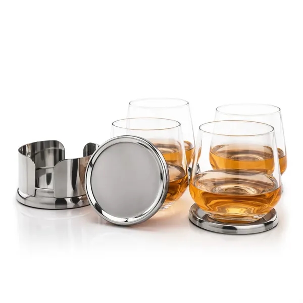 Baldoni Coasters & Garland On-the-Rocks Set