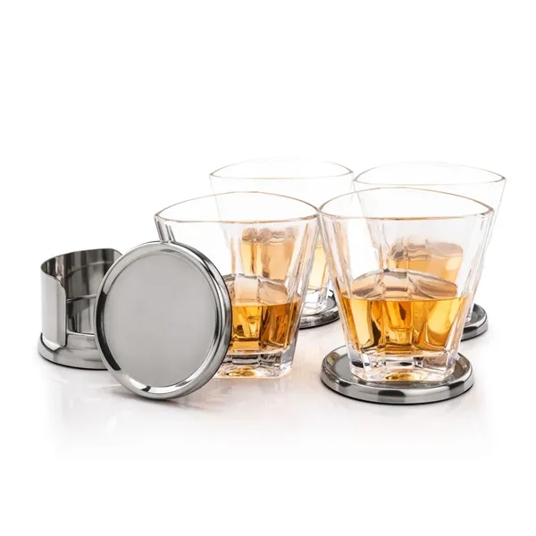 Baldoni Coasters & Arrellano On-the-Rocks Set