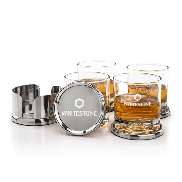 Baldoni Coasters & Marbella On-the-Rocks Set