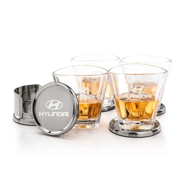 Baldoni Coasters & Arrellano On-the-Rocks Set