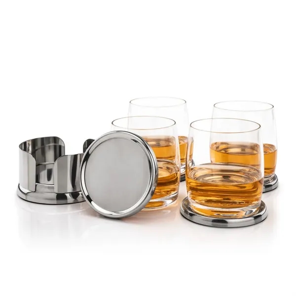 Baldoni Coasters & Valemount On-the-Rocks Set