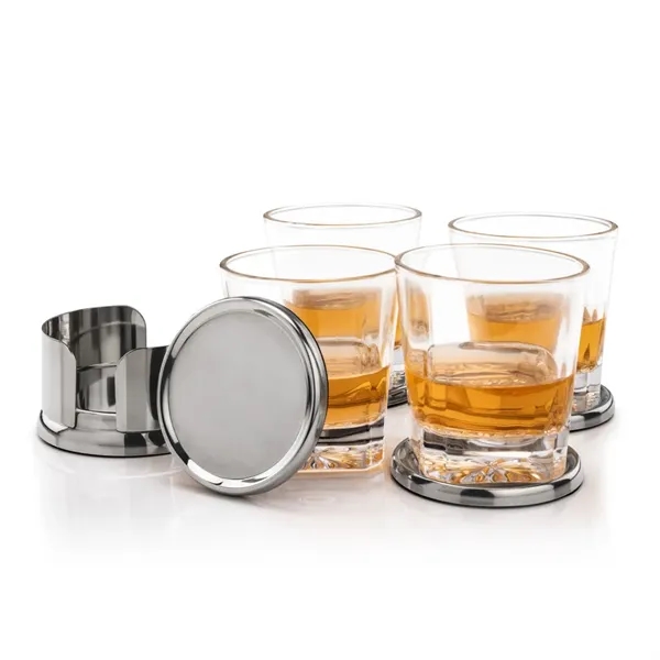 Baldoni Coasters & Santana On-the-Rocks Set