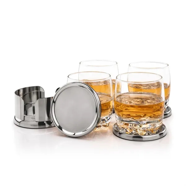 Baldoni Coasters & Haddington On-the-Rocks Set