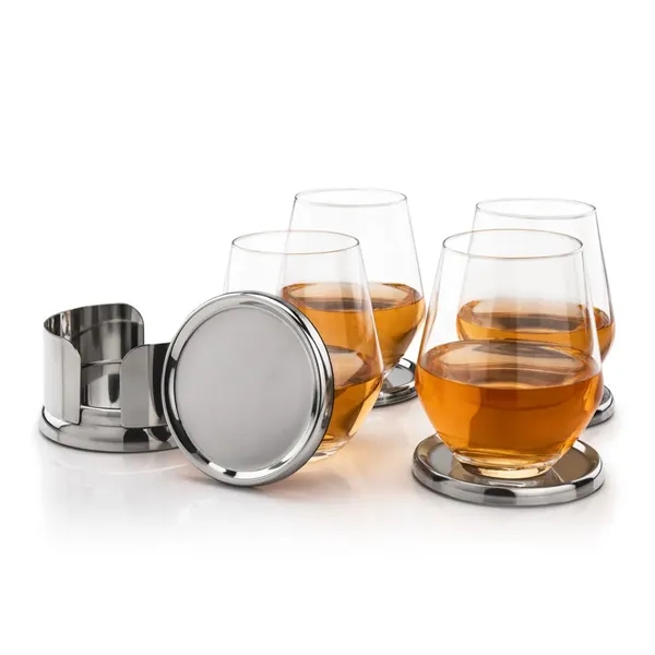Baldoni Coasters & Graydon On-the-Rocks Set