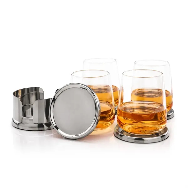 Baldoni Coasters & Dunhill On-the-Rocks Set