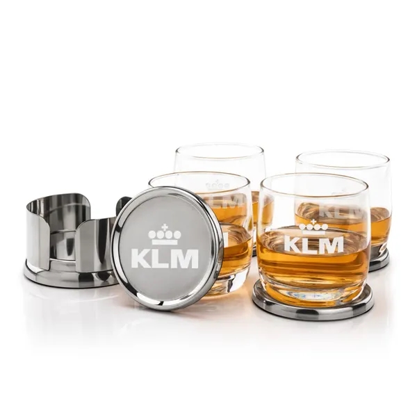 Baldoni Coasters & Nordic On-the-Rocks Set