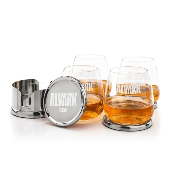 Baldoni Coasters & Hogarth On-the-Rocks Set