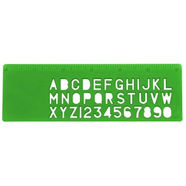 Letter Stencil Ruler - Letter Stencil Ruler - Image 1 of 6