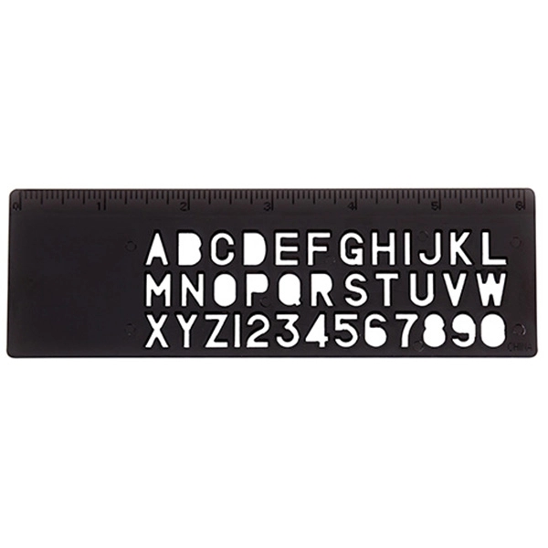 Letter Stencil Ruler - Letter Stencil Ruler - Image 2 of 6