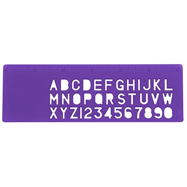 Letter Stencil Ruler - Letter Stencil Ruler - Image 3 of 6