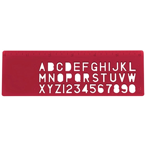 Letter Stencil Ruler - Letter Stencil Ruler - Image 4 of 6