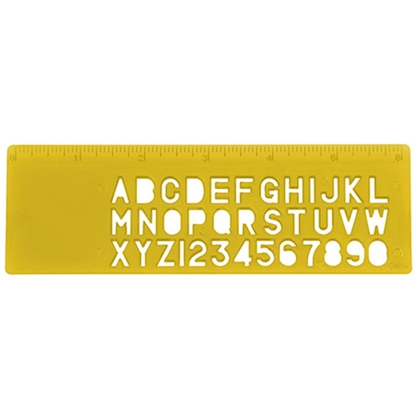 Letter Stencil Ruler - Letter Stencil Ruler - Image 6 of 6