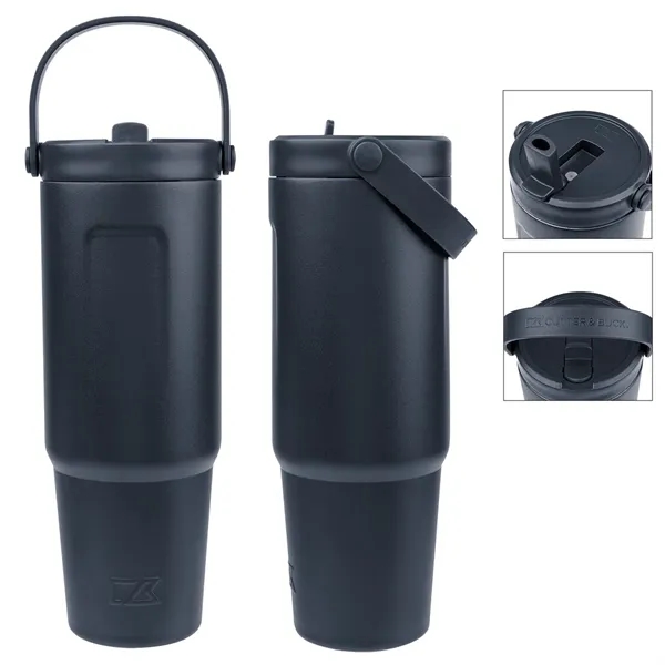 32 Oz. Cutter & Buck® Recycled Stainless Steel Tumbler