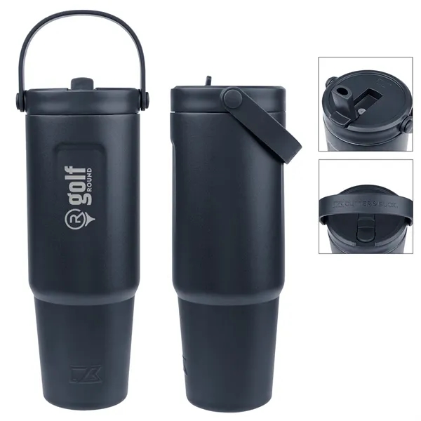 32 Oz. Cutter & Buck® Recycled Stainless Steel Tumbler