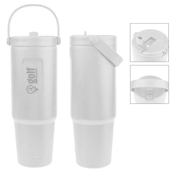 32 Oz. Cutter & Buck® Recycled Stainless Steel Tumbler