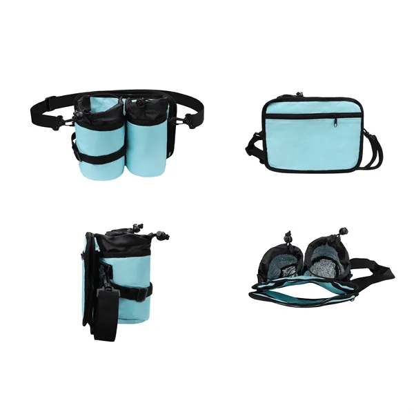 Insulated Luggage Cup Holder W/ Shoulder Strap
