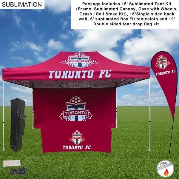 Deluxe Tent Flag Package, 15' Tent Kit