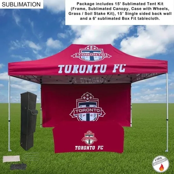 Deluxe Event Package, 15' Sublimated Tent Kit
