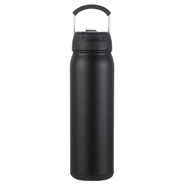 Custom 24 oz Vacuum Bottle with SS Carry Handle, RSS Liner