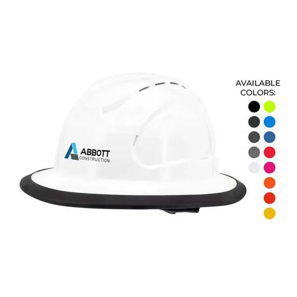 THE JUDGE 6-POINT RATCHET TYPE I FULL BRIM HARD HAT