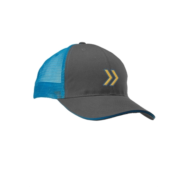 Mesh Trucker Hats with Two-Tone Color - Mesh Trucker Hats with Two-Tone Color - Image 4 of 11