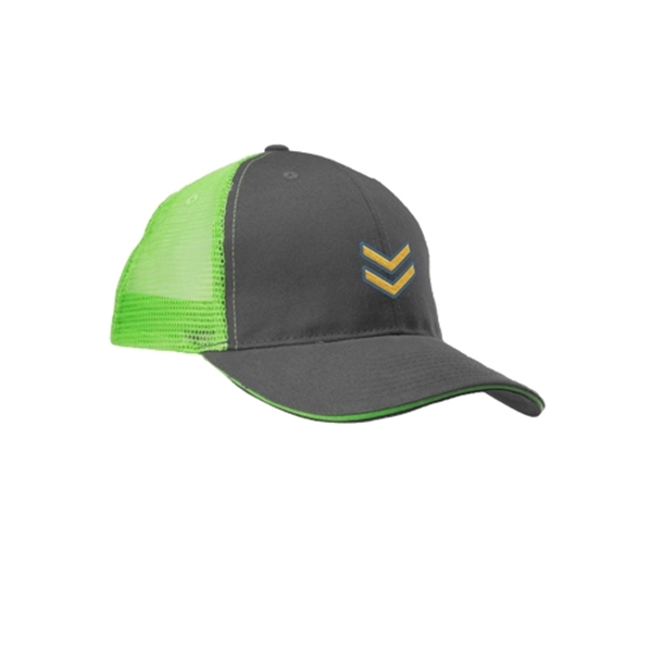 Mesh Trucker Hats with Two-Tone Color - Mesh Trucker Hats with Two-Tone Color - Image 5 of 11