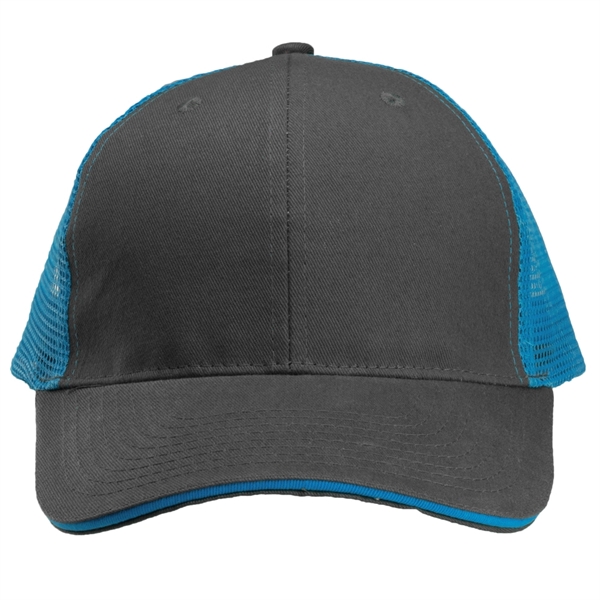 Mesh Trucker Hats with Two-Tone Color - Mesh Trucker Hats with Two-Tone Color - Image 9 of 11