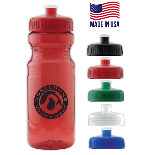 Colored Translucent USA made Bike Water Bottle - Colored Translucent USA made Bike Water Bottle - Image 0 of 5